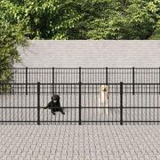 Budy dla psów - Lumarko Kojec zewnętrzny dla psa, stalowy, 28,23 m²! - miniaturka - grafika 1