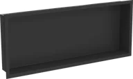 Półki łazienkowe - Mexen X-Wall-R półka wnękowa z kołnierzem 75 x 30 cm, czarna - 1970753010 - miniaturka - grafika 1