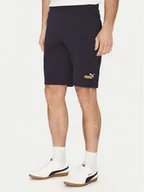 Spodenki męskie - Puma Szorty sportowe Ess 684715 Granatowy Regular Fit - miniaturka - grafika 1