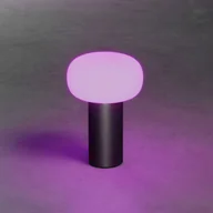 Lampy ogrodowe - Konstsmide Stołowa LED Antibes IP54, akumulator, RGBW, czarna - miniaturka - grafika 1