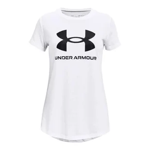 Koszulka dziewczęca Under Armour Live Sportstyle Graphic SS - Odzież sportowa dziecięca - miniaturka - grafika 1