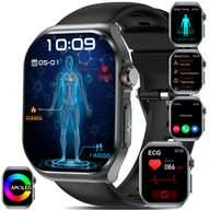 Smartwatch - TEMU 2025 Nowy Smartwatch: Duży Wyświetlacz AMOLED 2,04", Długotrwała Bateria 530mAh, Połączenia BT 5.3, Tryby Wielosportowe, Asystent Głosowy, SOS, - miniaturka - grafika 1