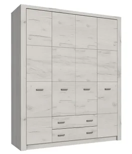 Szafa czterodrzwiowa kraft biały B0-E72 - Szafy - miniaturka - grafika 1