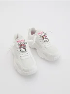 Buty dla dziewczynek - Reserved - Lekkie sneakersy Hello Kitty - biały - miniaturka - grafika 1