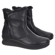 Botki damskie - Botki damskie wodoodporne Imac 456818 1400/011 BLACK/BLACK 37 - miniaturka - grafika 1