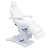 Fotele kosmetyczne - Fotel kosmetyczny elektryczny do salonu kosmetycznego pedicure regulacja 5 siłowników Caleb - miniaturka - grafika 1