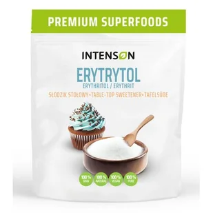 INTENSON Erytrytol 1kg Naturalny Słodzik 0kcal - Suplementy naturalne - miniaturka - grafika 1