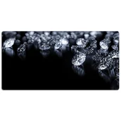 Podkładki na biurko - Podkładka na biurko Abstrakcyjne diamenty 120x60 cm - miniaturka - grafika 1