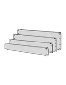 Akcesoria do szaf serwerowych - ApraNet Maskownica do szafy 19, 2U, RAL 9005, czarna 21-3158-10 - miniaturka - grafika 1