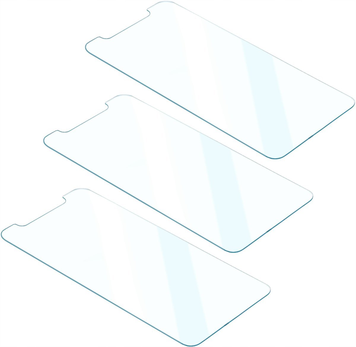 SZKŁO SZYBKA DO IPHONE 11 PRO / X / XS ZESTAW 3szt