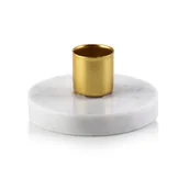 Świeczniki - CEDRIC MARBLE Świecznik 7,5xh4cm - miniaturka - grafika 1