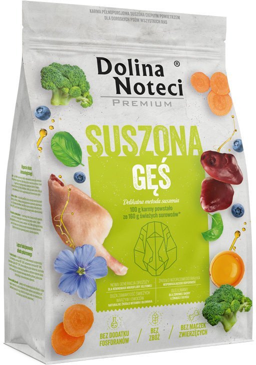 Dolina Noteci Karma suszona dla psa Dolina Noteci Premium gęś 3 kg