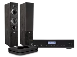 Rotel A12 MKII (czarny) + NODE (czarny) + Tesi 561 (czarny) - Zestawy stereo - miniaturka - grafika 1