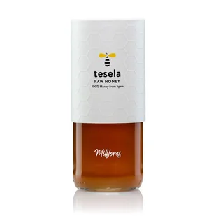 Czysty, naturalny miód Tesela wielokwiatowy 320g - Miód - miniaturka - grafika 1
