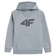 Bluzy dla dziewczynek - 4F JUNIOR Bluza dziecięca, Lekki niebieski, 140 - miniaturka - grafika 1