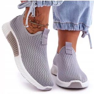Buty Eleganckie Materiałowe Lekkie Wsuwane Sportowe Damskie Materiałowe Kendi 36 - Moda i Uroda OUTLET - miniaturka - grafika 1