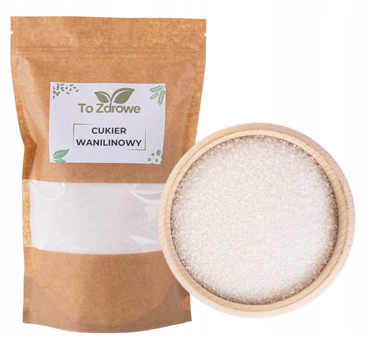CUKIER WANILINOWY 1 kg aromatyczny do ciast To Zdrowe
