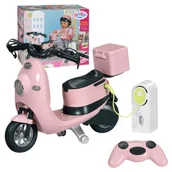 Lalki dla dziewczynek - Baby Born E-Scooter Skuter Motor Zdalnie Sterowany Dla Lalki 3+ - miniaturka - grafika 1