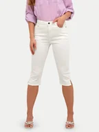Spodnie damskie - Kaffe Jeansy Zelina 10506525 Biały Slim Fit - miniaturka - grafika 1