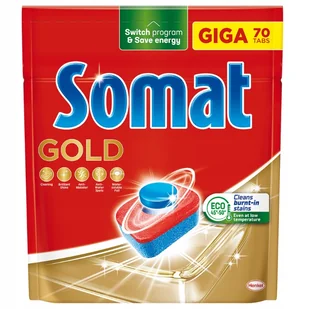 Tabletki do zmywarek SOMAT Gold - 70 szt. - Płyny do naczyń Tabletki do zmywarek SOMAT Gold - 70 szt. - Płyny do naczyń - miniaturka - grafika 1