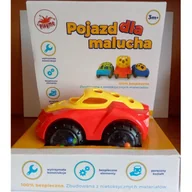 Książki edukacyjne - Playme Pojazd dla malucha czerwony 2 - miniaturka - grafika 1