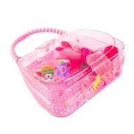 Dodatki do strojów karnawałowych - ZESTAW W TOREBCE PIERŚCIONEK BRANSOLETKA SPINKA - miniaturka - grafika 1