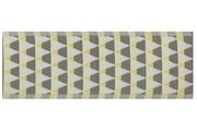 Dywany zewnętrzne - Beliani Dywan zewnętrzny 60 x 105 cm szaro-żółty HISAR - miniaturka - grafika 1