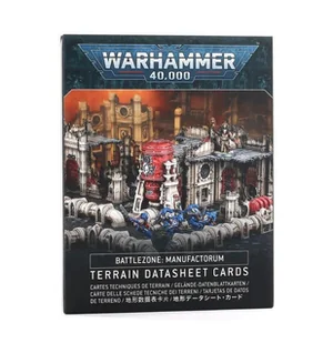 Games Workshop B/zone Manufactorum Datasheet Cards Eng (60050199040) 40-14 - Akcesoria do gier planszowych - miniaturka - grafika 1