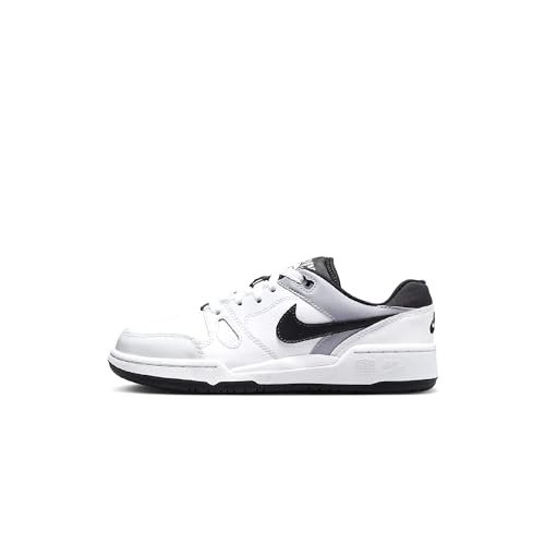 NIKE Sneakersy chłopięce Full Force Gs, Biały czarny cynowy, 1 UK Child