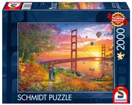 Puzzle - Puzzle, Spacer w pobliżu mostu Golden Gate / San Francisco, 2000 el. - miniaturka - grafika 1