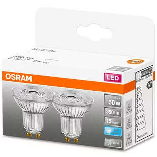 Osram reflektor LED GU10 4,3W PAR16 840 36° 2 szt. - Żarówki LED - miniaturka - grafika 1