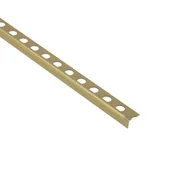 Narzędzia glazurnicze - Profil do glazury aluminium zewnętrzny 10 mm / 2.5 m Złoty Cezar 5904584821646 - miniaturka - grafika 1