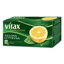 Vitax HERBATA INSPIRATIONS ZIELONA&CYTRYNA 20 TOREBEK - Herbata - miniaturka - grafika 1