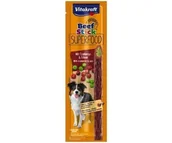 Przysmaki dla psów - Vitakraft Vitakraft Beef Stick Superfood 15 x 25 g Groszek & żurawina| Dostawa GRATIS od 89 zł + BONUS do pierwszego zamówienia - miniaturka - grafika 1