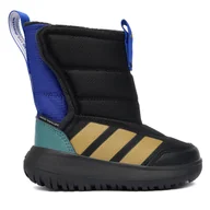 Buty dla chłopców - Śniegowce adidas Winterplay JR9268 Czarny - miniaturka - grafika 1