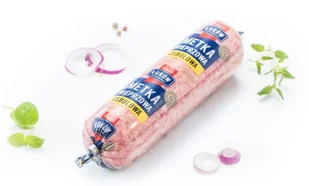 Kiełbasa surowa metka cebulowa 200g Łuków - Pasztet i przetwory mięsne - miniaturka - grafika 1