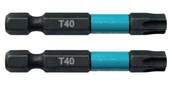 Bity - Makita Końcówki wkrętakowe udarowe bit T40 50mm 2sztuk Impact Black B-63812 - miniaturka - grafika 1
