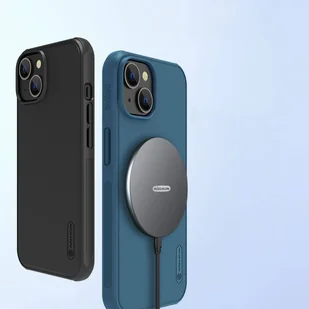 Nillkin Super Frosted Shield Pro Magnetic Case etui iPhone 14 Plus z MagSafe magnetyczne czarny - Etui i futerały do telefonów - miniaturka - grafika 7