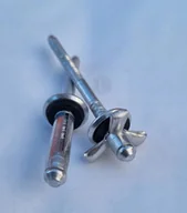 Nity - Toolcraft Nity jednostronne DIN 7337 4 x 7 mm aluminium - miniaturka - grafika 1
