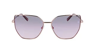 Okulary przeciwsłoneczne - Calvin Klein Damskie okulary przeciwsłoneczne CKJ23202S, różowe złoto, jeden rozmiar, Różowe złoto, Rozmiar uniwersalny - grafika 1
