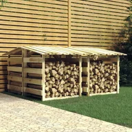Kratki i pergole - vidaXL Pergole ogrodowe z daszkiem, 4 szt., 100x90x100 cm, sosnowe - miniaturka - grafika 1