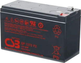 CSB Akumulator 12V 7.2Ah (GP1272F2) - Baterie do zasilaczy awaryjnych UPS - miniaturka - grafika 1
