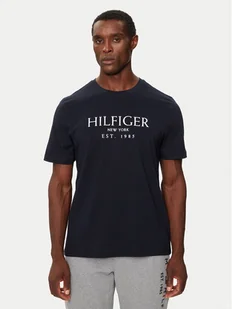 Tommy Hilfiger T-Shirt MW0MW36499 Granatowy Regular Fit - Koszulki męskie - miniaturka - grafika 1