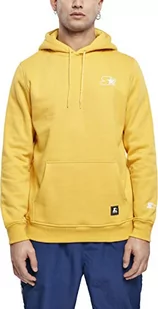 Starter Black Label Męska bluza z kapturem z małym logo, męska bluza z kapturem z kieszenią na brzuchu w 4 różnych kolorach, rozmiar S do XXL, złoty, L - Bluzy męskie - miniaturka - grafika 1