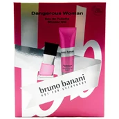 Zestawy perfum unisex - Bruno Banani, Dangerous Woman, Zestaw Kosmetyków, 2 Szt. - miniaturka - grafika 1