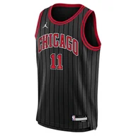 Swetry męskie - Koszulka dla dużych dzieci Nike Dri-FIT Swingman Chicago Bulls Statement Edition - Czerń - miniaturka - grafika 1