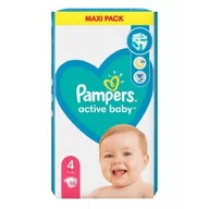 Pieluchy - Pampers Active Baby Economy Pack 4 Maxi 58szt - miniaturka - grafika 1