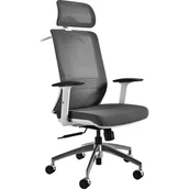 Fotele i krzesła biurowe - Fotel Obrotowy Biurowy Asos Biały Unique - miniaturka - grafika 1