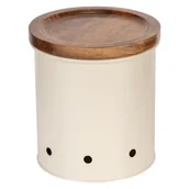 Pojemniki kuchenne - Metalowy pojemnik na żywność/na ziemniaki Aria – Wenko - miniaturka - grafika 1