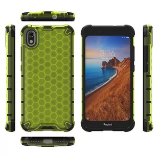 Honeycomb etui pancerny pokrowiec z żelową ramką Xiaomi Redmi 7A czerwony - Etui i futerały do telefonów - miniaturka - grafika 8